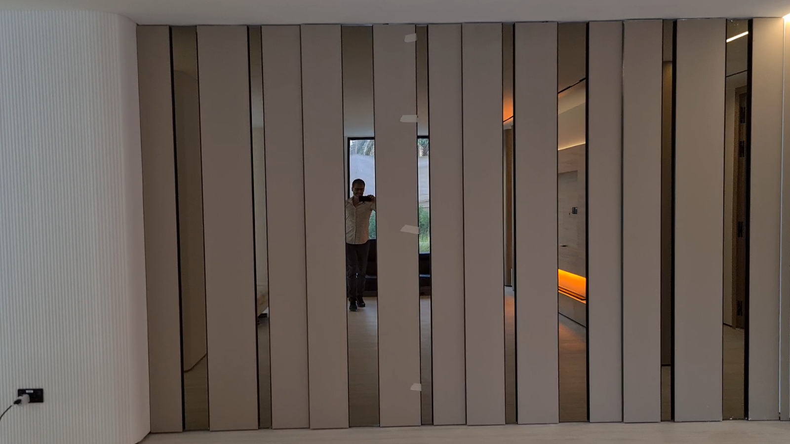 Motorized pivot wall