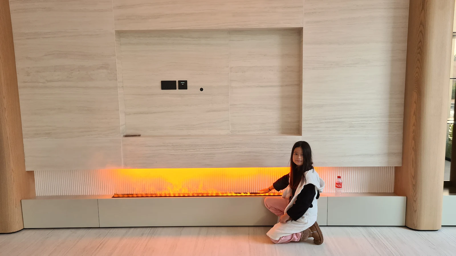 Feature fireplace